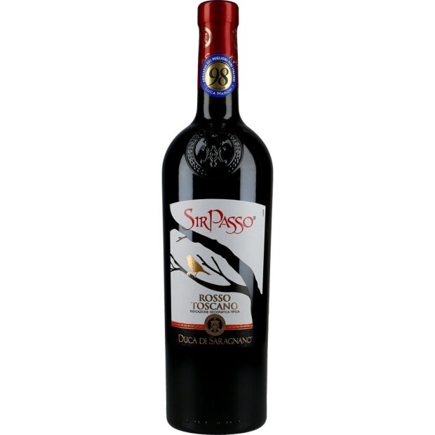 SirPasso Rosso Toscano 14 % 0,75 ltr.