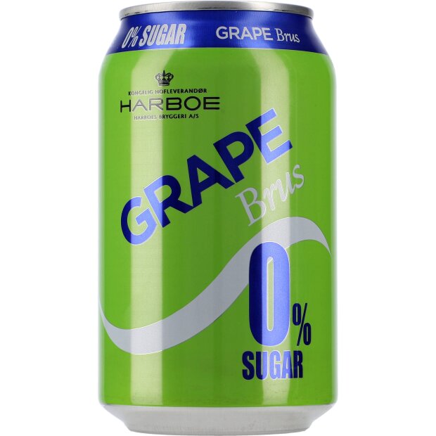 Harboe Grape 0% Sugar 24x0,33 ltr.