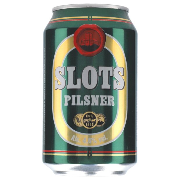 Slots Pilsner 4,6% 24 x 0,33 ltr.