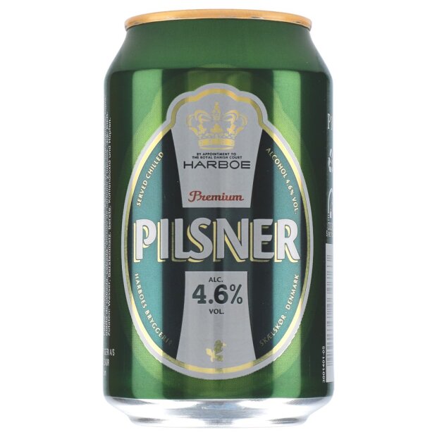 Harboe Pilsner Premium 4,6% 24 x 0,33 ltr.