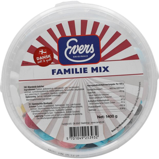 Evers Familie Mix 1400g