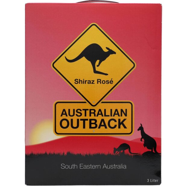 Australian Outback Shiraz Rosé 13% 3 ltr.
