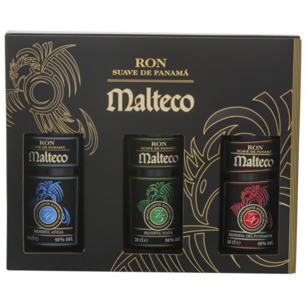 Malteco Triple Pack (10YO/15YO/20YO) 3x 0,2 ltr. 40%