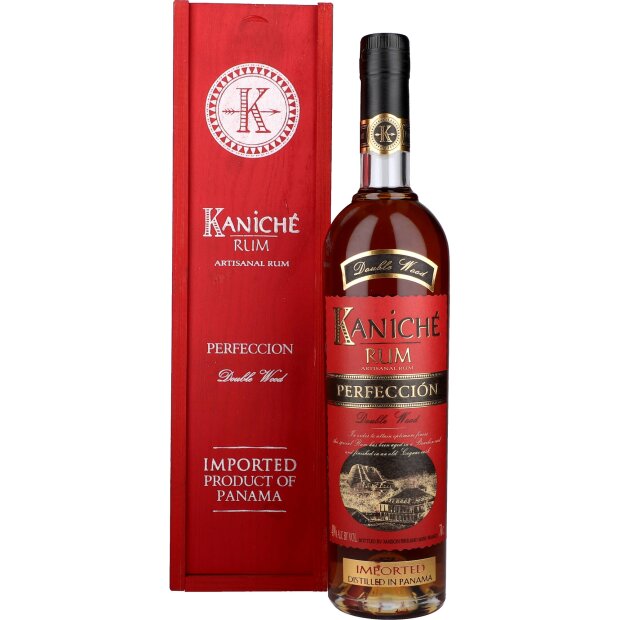 Kaniche Rum Perfeccion 40% 0,7 ltr. Holzkiste