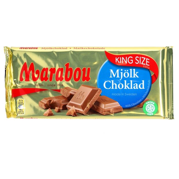 Marabou Mjölkchoklad 5x 250g (5er-Pack)