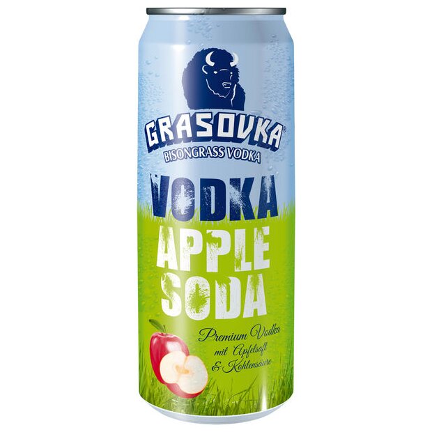 DPG Grasovka Vodka Apple Soda 10% 0.33 ltr.