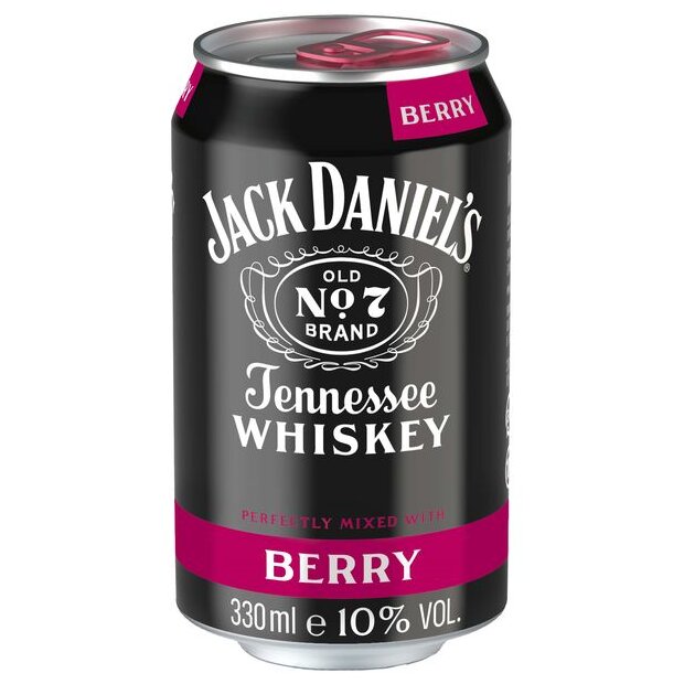 DPG Jack Daniels & Berry 10% 0.33 ltr.