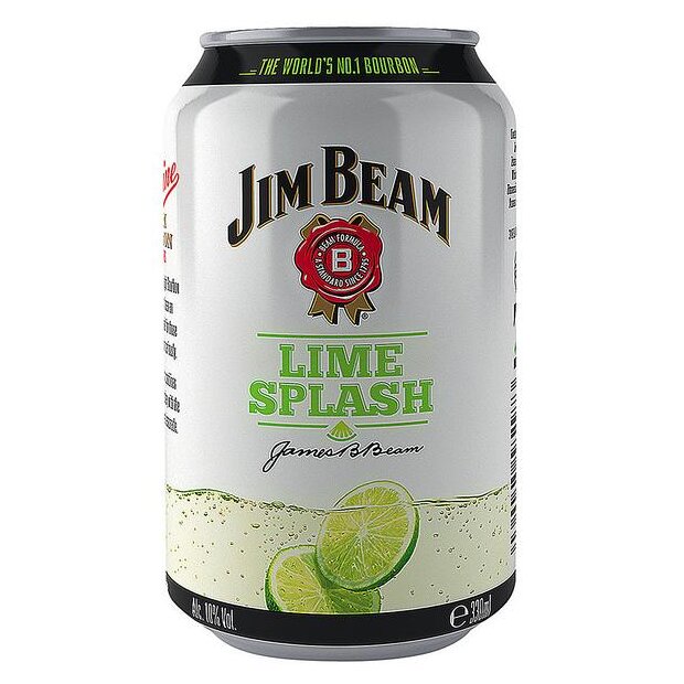 DPG Jim Beam Lime Splash 10% 0.33 ltr.