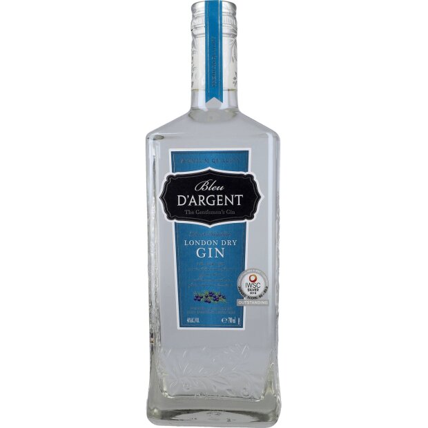 Bleu DArgent Gin 40% 0,7 ltr.