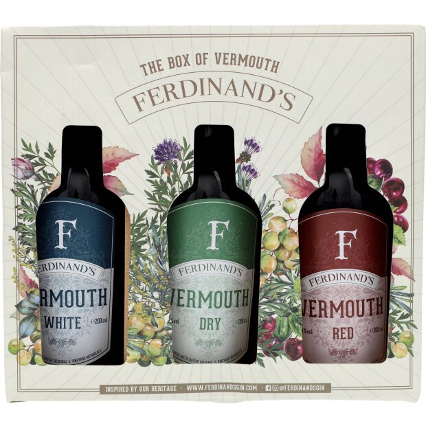 Ferdinand’s Box of Vermouth 3x 20cl  3x 0,2 ltr.