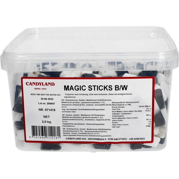 Candyland MAGIC STICKS B/W  2 kg