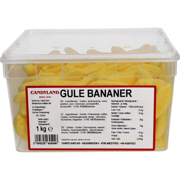 Candyland GULE BANANER 1 kg
