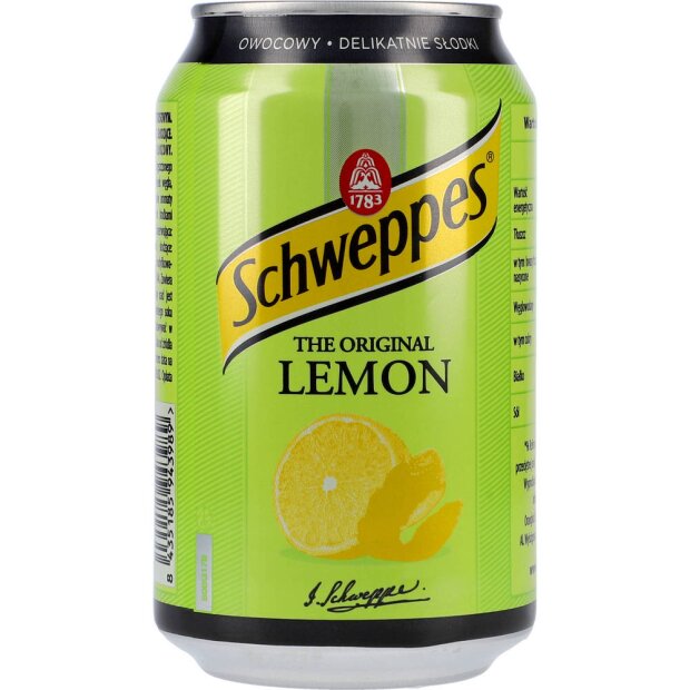 Schweppes Lemon Original 24 x 0,33 ltr.