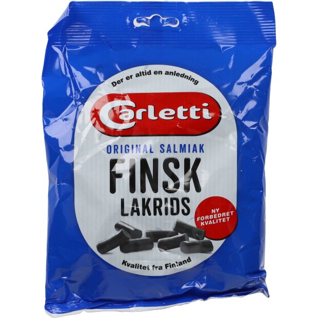 Carletti Finsk Lakrids Salmiak 350g
