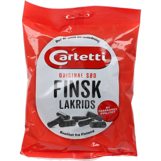 Carletti Finsk Lakrids Sød 350g