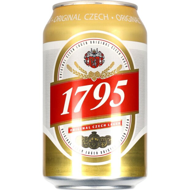 1795 Original Czech Lager 4,7% 24 x 0,33 ltr.