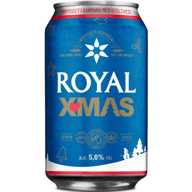 Royal X-mas Blå 5,6% 24x0,33 ltr.