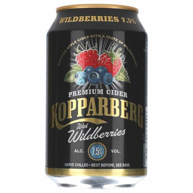 Kopparberg Wildberries 7,5% 24 x 0,33 ltr.
