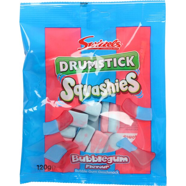 DOK Swizzels Drumstick Squashies Bubble Gum Flavour 120g