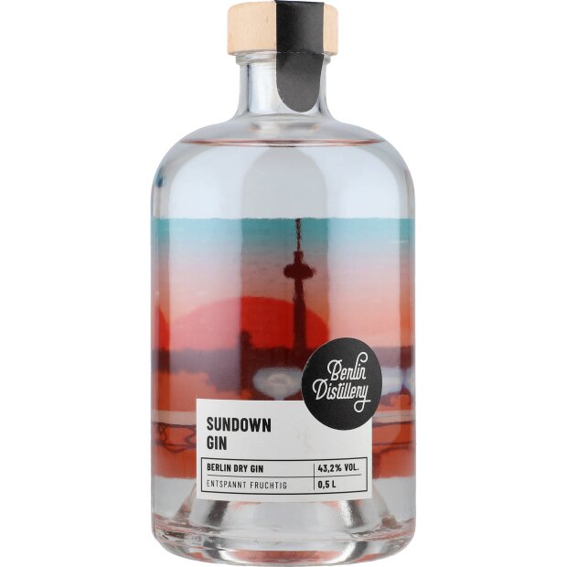 Berlin Distillery Sundown Gin 43,2% 0,5 ltr.
