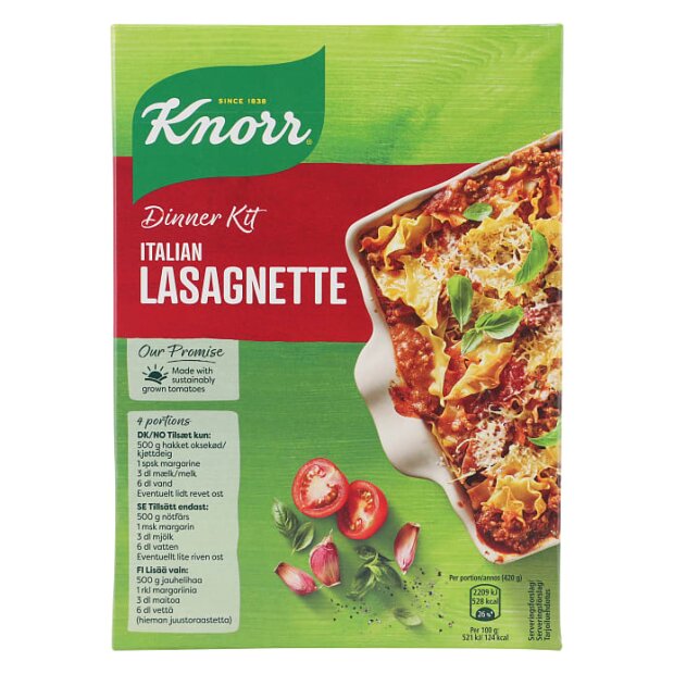 Knorr Dinner Kit Lasagnette 273g