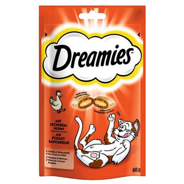 Dreamies Mix med Kylling & And 0,06kg