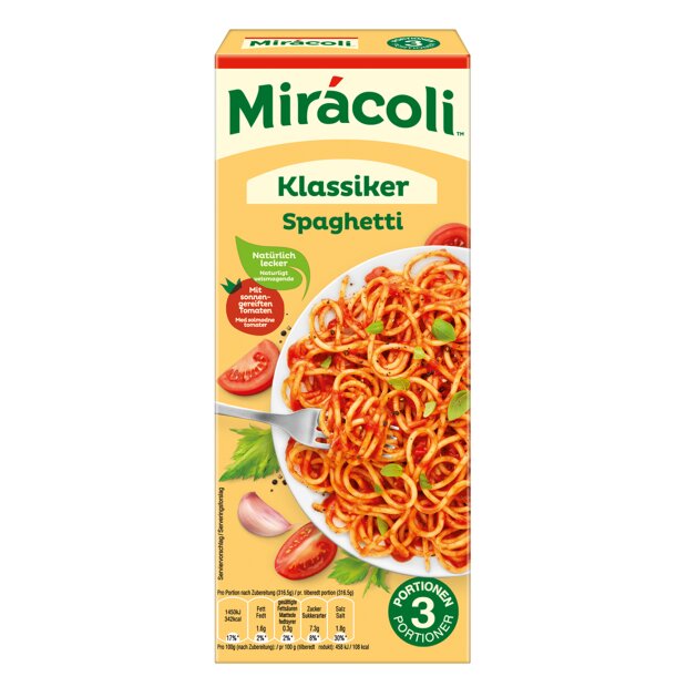 Miracoli Spaghetti med tomatsovs 380g