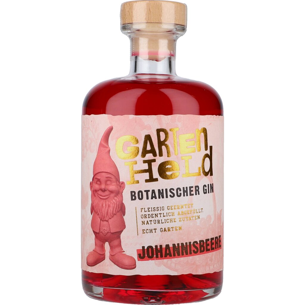 Gartenheld Gin Johannisbeere 37,5% 0,5 ltr. - TONI Shop - Danmarks bi
