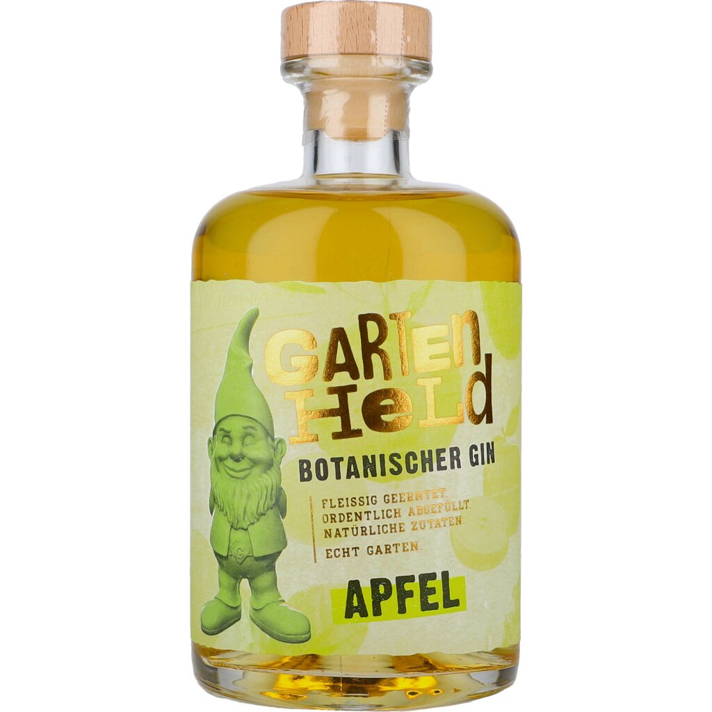 - - ltr. 37,5% Gartenheld TONI Shop Gin Danmarks billigste Apfel 0,5