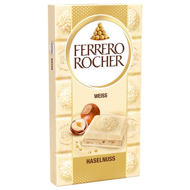 Ferrero Rocher Hvid 90g Tafel