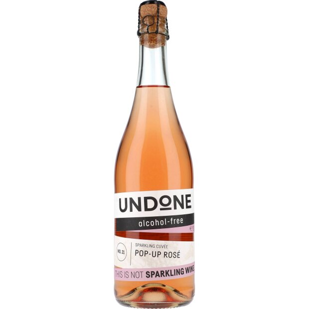 Undone No. 21 Pop-Up Rosé alcfree 0,75 ltr.