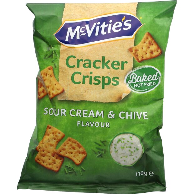 Mc Vities Smag af Cracker Surcreme og Purløg 110g