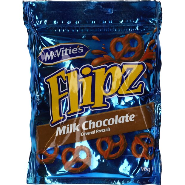 Mc Vities Flipz Milk Choc Pretzel 90g