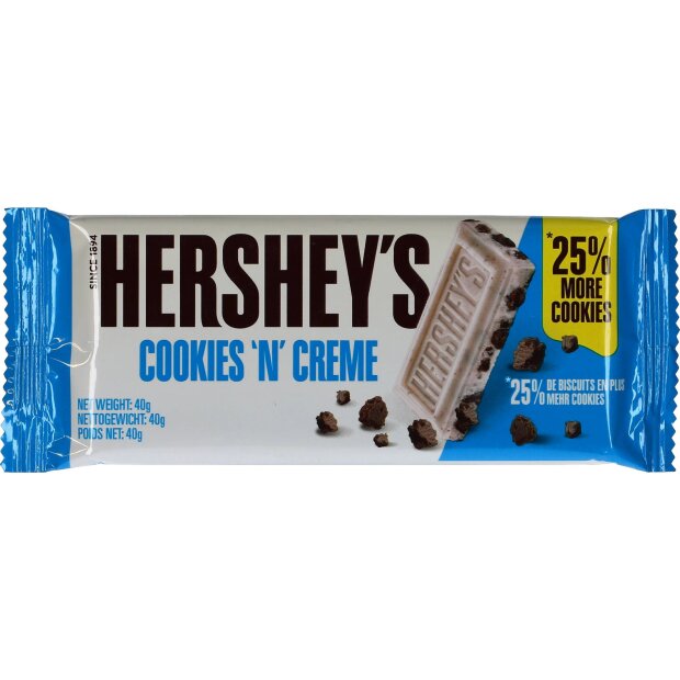 Hersheys Cookies N Creme 40g