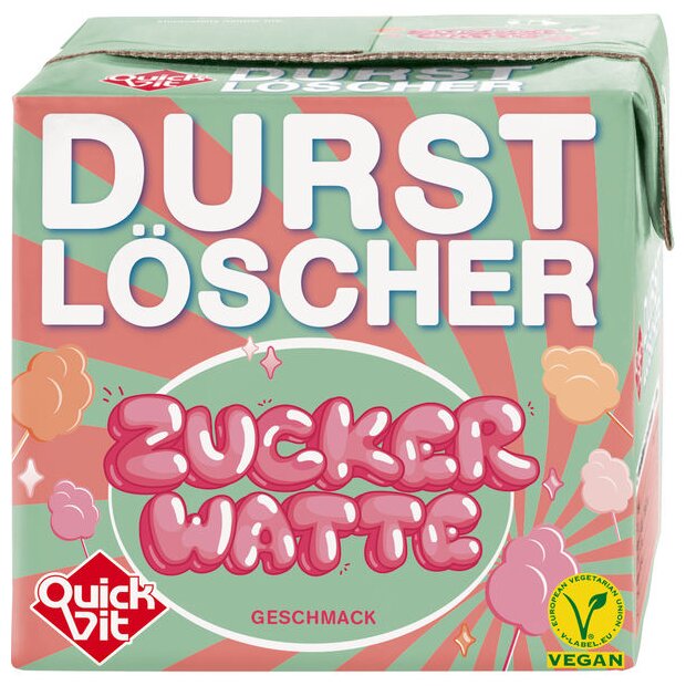 QuickVit Durstlöscher Candyfloss 0,5 ltr.