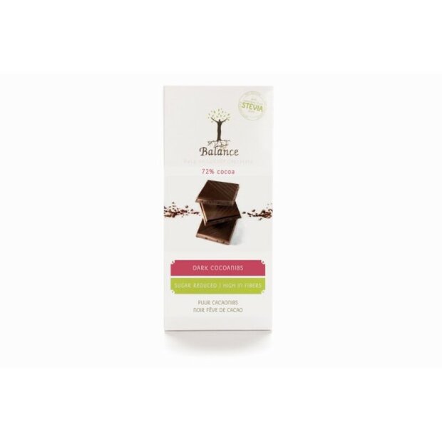 Chocolate Stevia Tablet Dark with Cocoanibs 85g