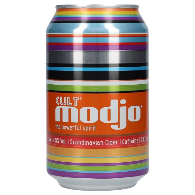 MHD-AKTION - Cult Modjo Cider 4,5% 18x0,33 ltr. MHD 08.07.23