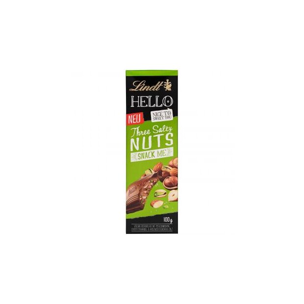 Lindt Hello Three Salty Nuts 100g