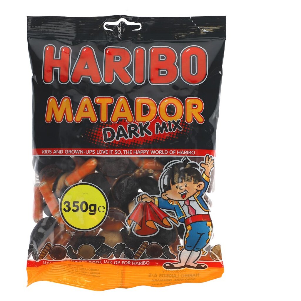 Hverdage spyd Beliggenhed Haribo Matador Dark Mix 350g - TONI Shop - Danmarks billigste onlineh