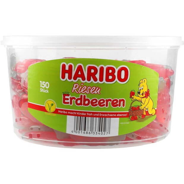 Haribo Riesen Erdbeeren 150 Stk.