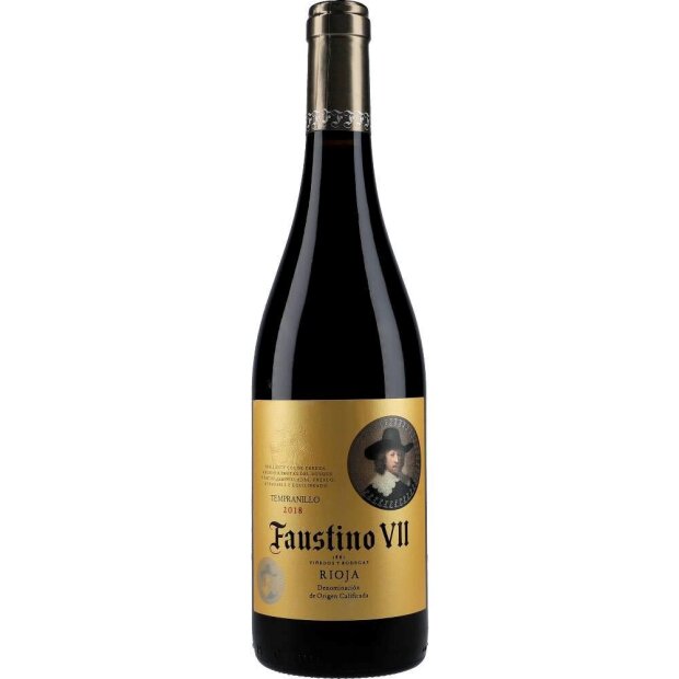 Faustino VII Rioja Tempranillo 13% 0,75 ltr.