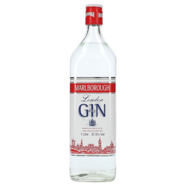 Marlborough London dry Gin 37,5% 1 ltr.