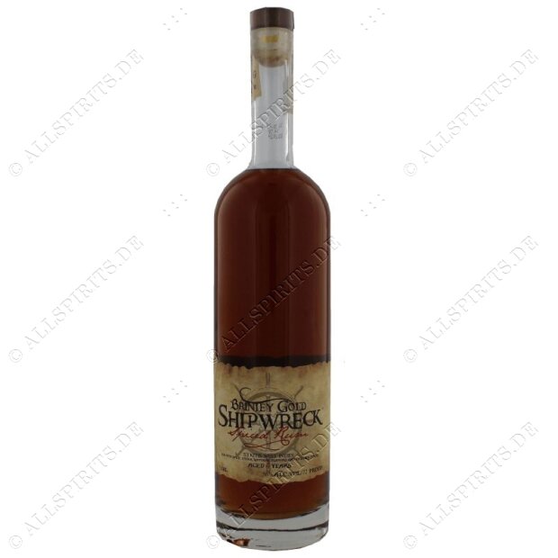 Brinley Shipwreck Spiced Rum 36% 0,7 ltr.