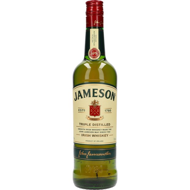 Jameson Triple Distilled Whiskey  40% 0,7 ltr.
