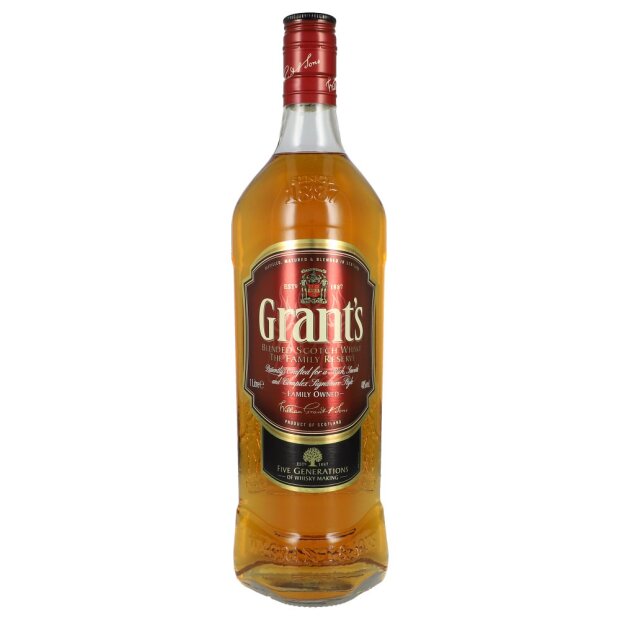 Grants Triple Wood Blended Scotch Whisky 40% 1 ltr.