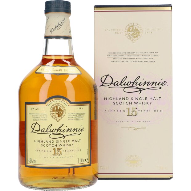 Dalwhinnie 15 Years 43% 1 ltr.