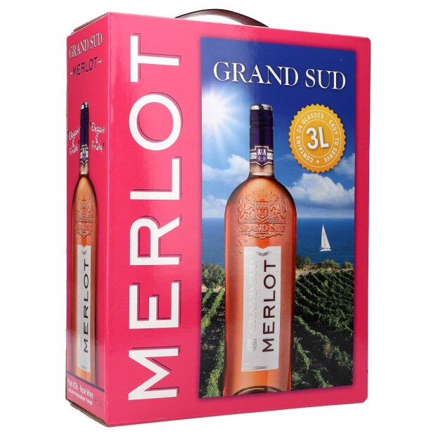 Grand Sud Merlot Rosé 13,5% 3 ltr.