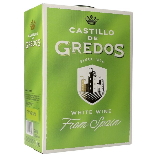 Castillo de Gredos white wine 12% 3 ltr.