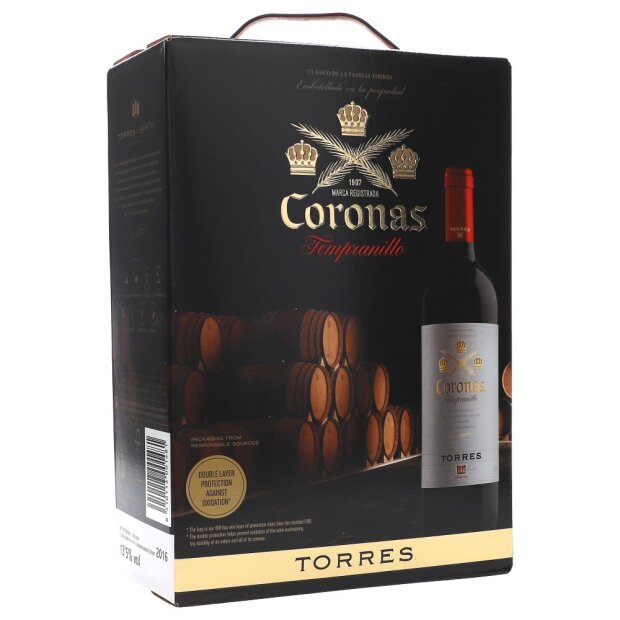 Torres Coronas Tempranillo 13,5% 3 ltr.