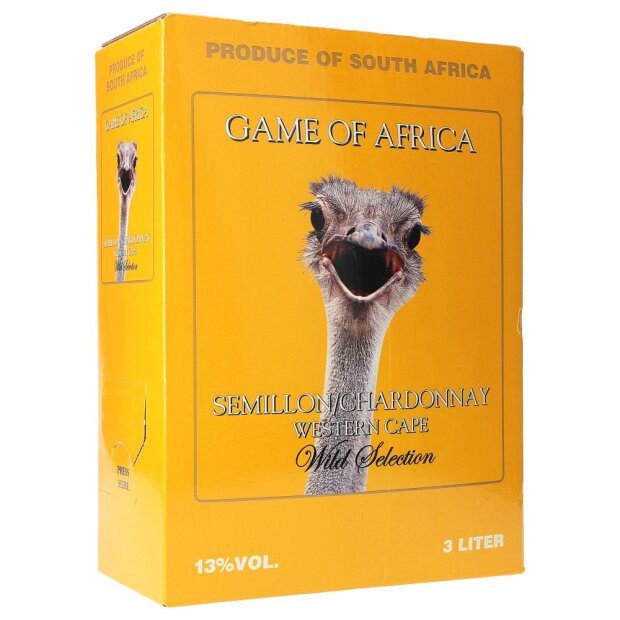 Game of AfricaSemil- Chardonnay 11% 3 ltr.